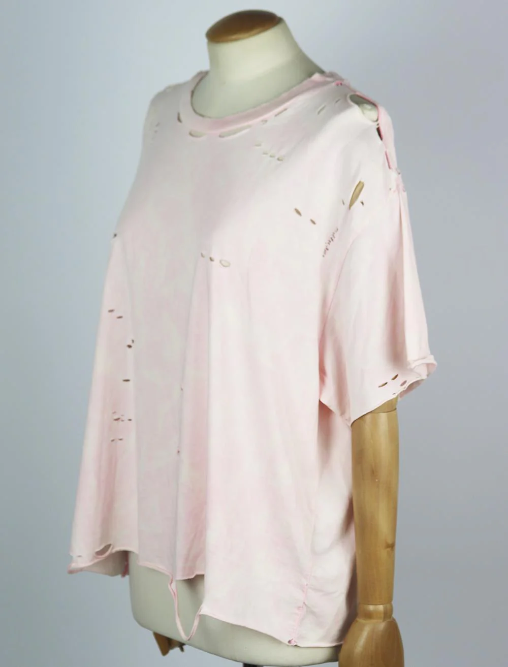 AMIRI DISTRESSED TIE DYED COTTON JERSEY T-SHIRT LARGE - Image 3