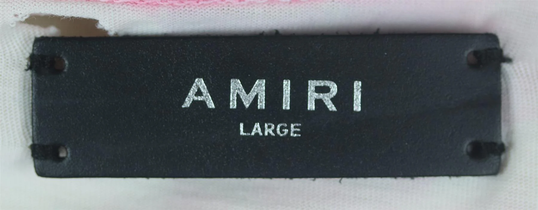 AMIRI DISTRESSED TIE DYED COTTON JERSEY T-SHIRT LARGE - Image 5