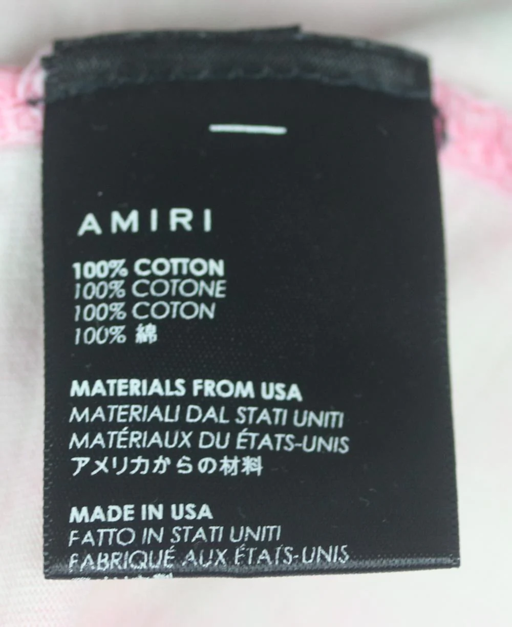 AMIRI DISTRESSED TIE DYED COTTON JERSEY T-SHIRT LARGE - Image 6