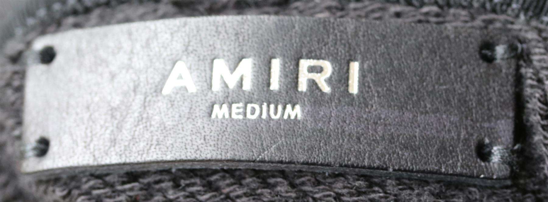 AMIRI DREAMER STUD EMBELLISHED COTTON JERSEY HOODIE MEDIUM - Image 5