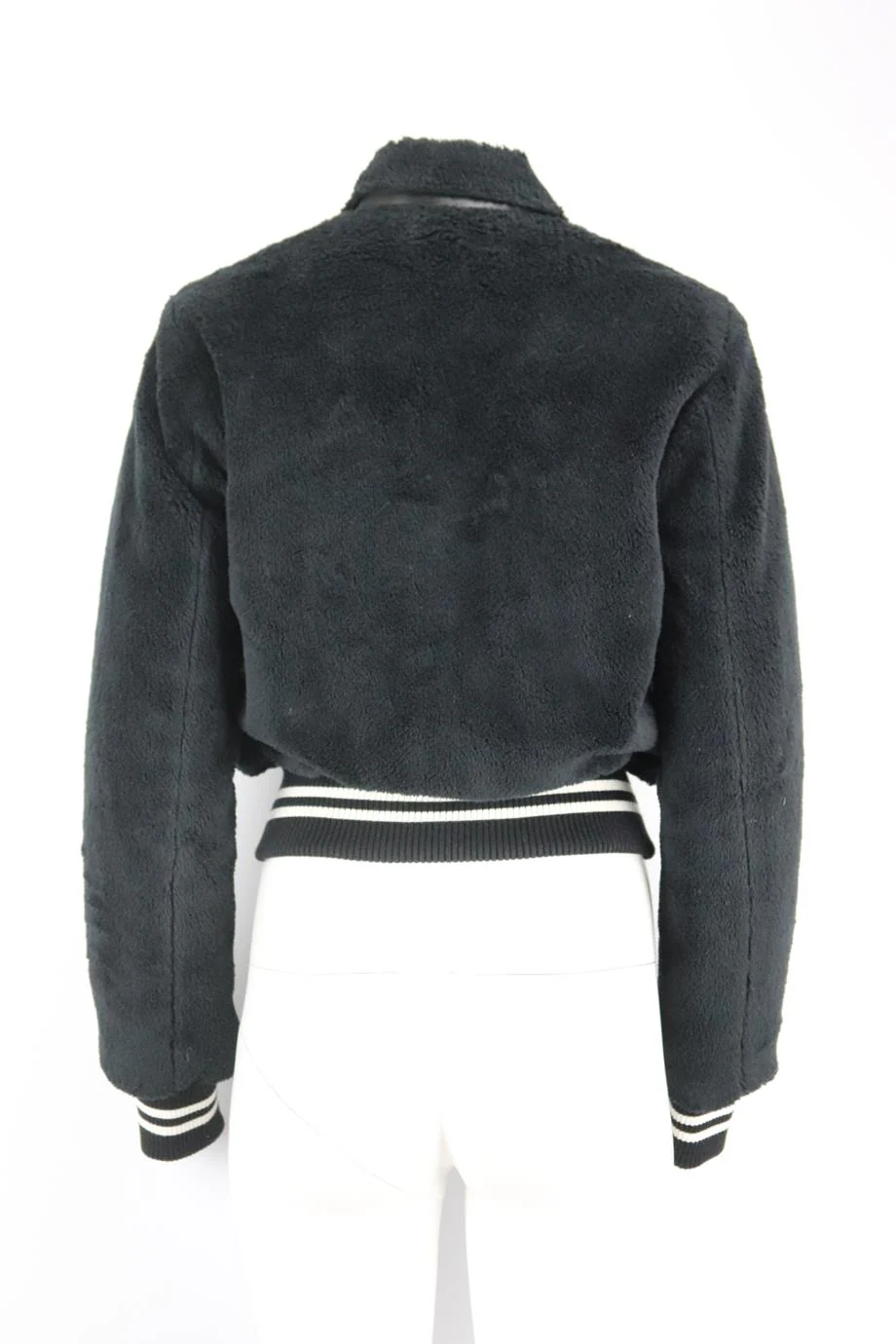 AMIRI FAUX FUR BOMBER JACKET SMALL - Image 4