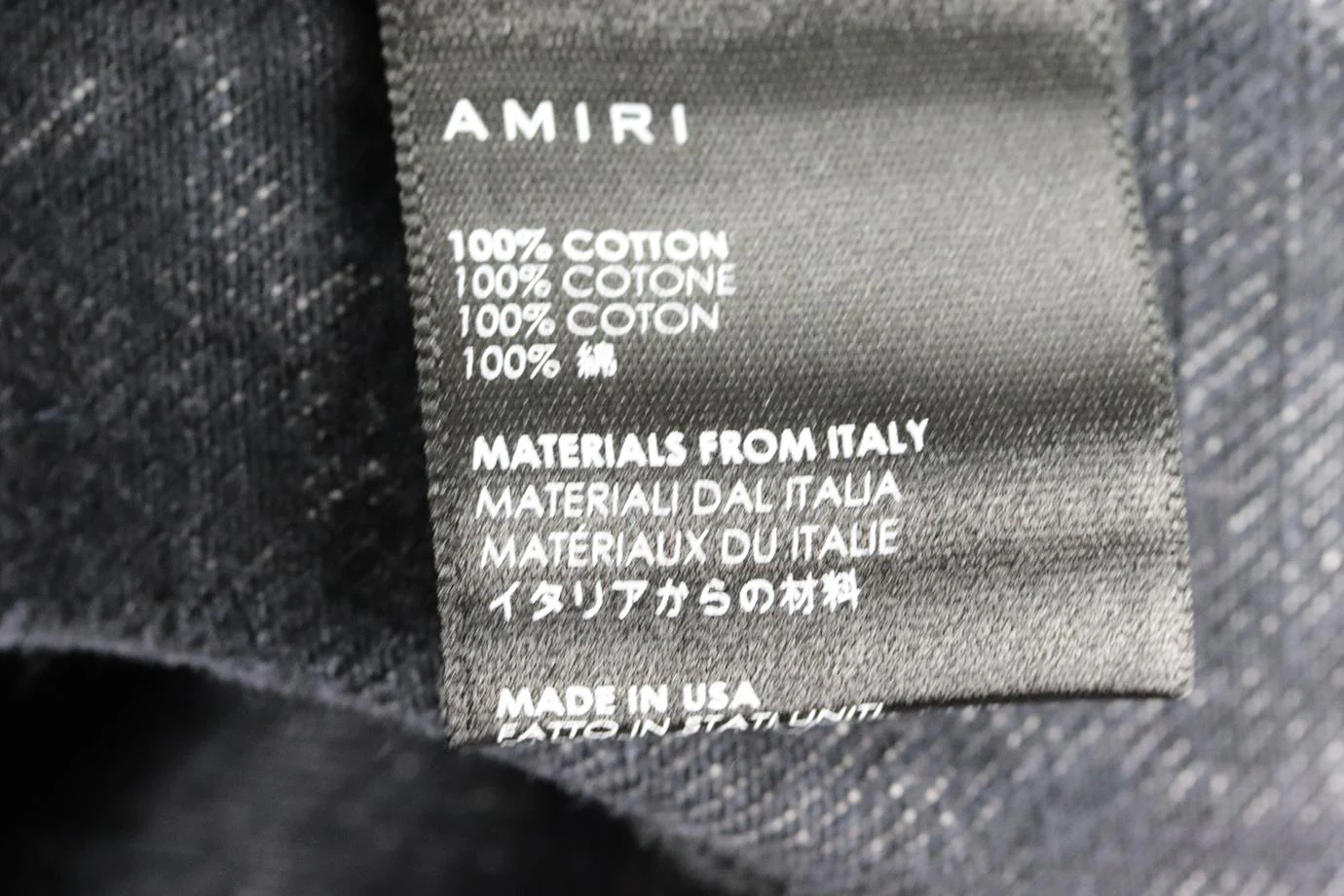 AMIRI PRINTED DISTRESSED DENIM JACKET SMALL - Image 6