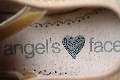 ANGEL'S FACE GIRLS GOLD GLITTER SHOES EU 24 UK 7 - Image 8