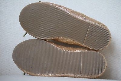 ANGEL'S FACE GIRLS GOLD GLITTER SHOES EU 24 UK 7 - Image 9