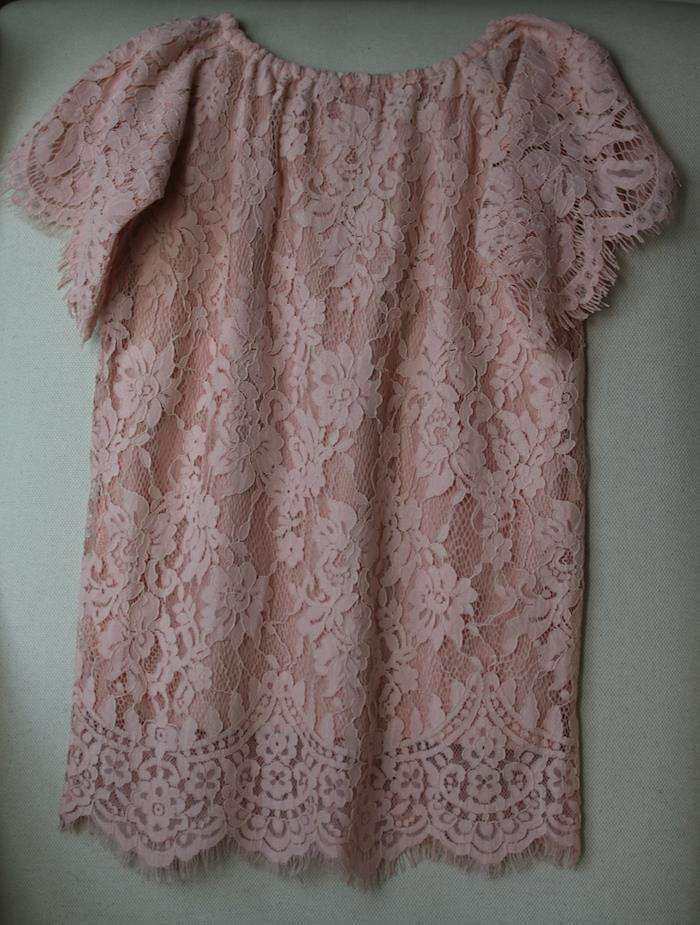 ANGEL'S FACE GIRLS PINK LACE DRESS 4-5 YEARS - Image 4