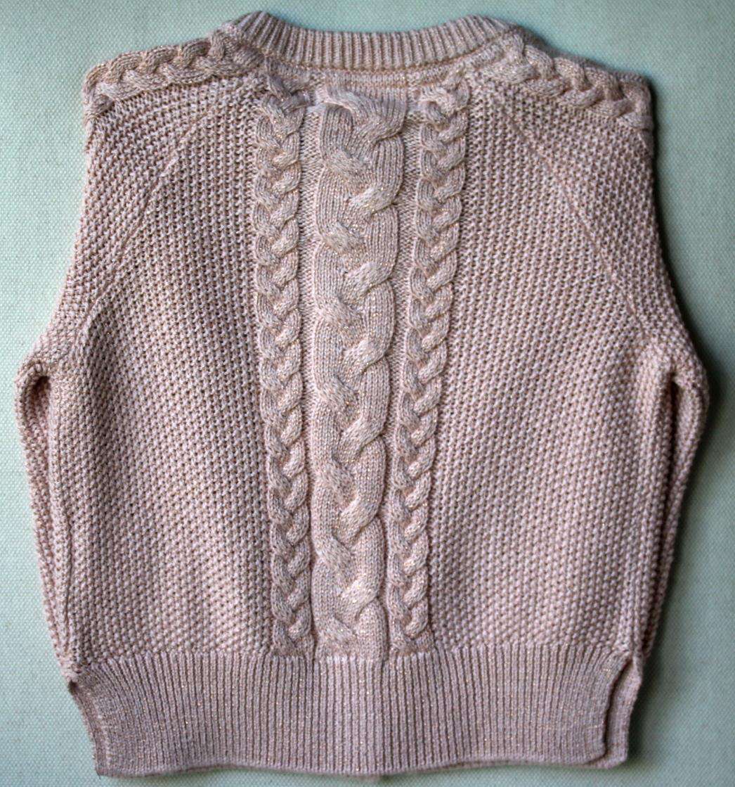 ANGEL'S FACE KIDS GIRLS KNITTED CARDIGAN 4-5 YEARS - Image 3