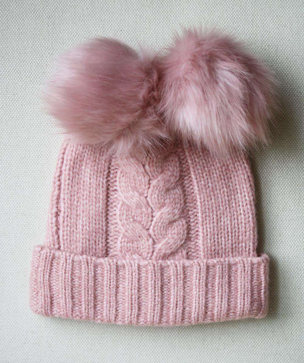 ANGEL'S FACE KIDS GIRLS POM POM HAT MEDIUM - Image 3
