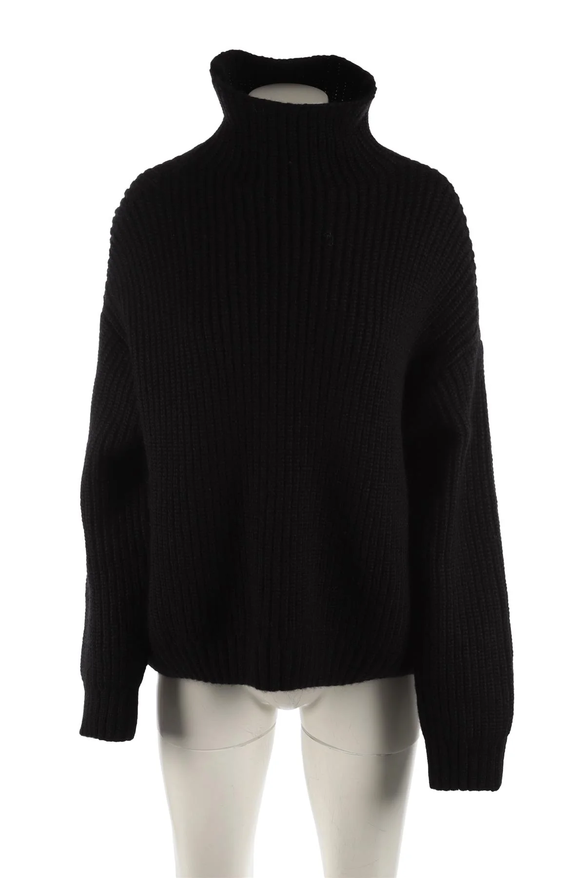 ANINE BING BLACK WOOL SWEATER SMALL - Image 2