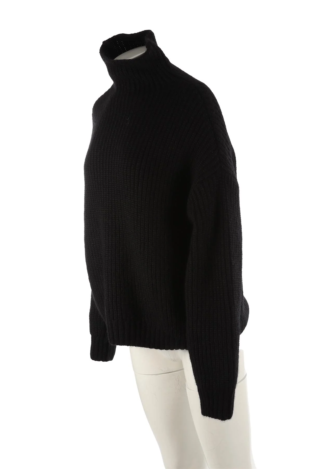 ANINE BING BLACK WOOL SWEATER SMALL - Image 3