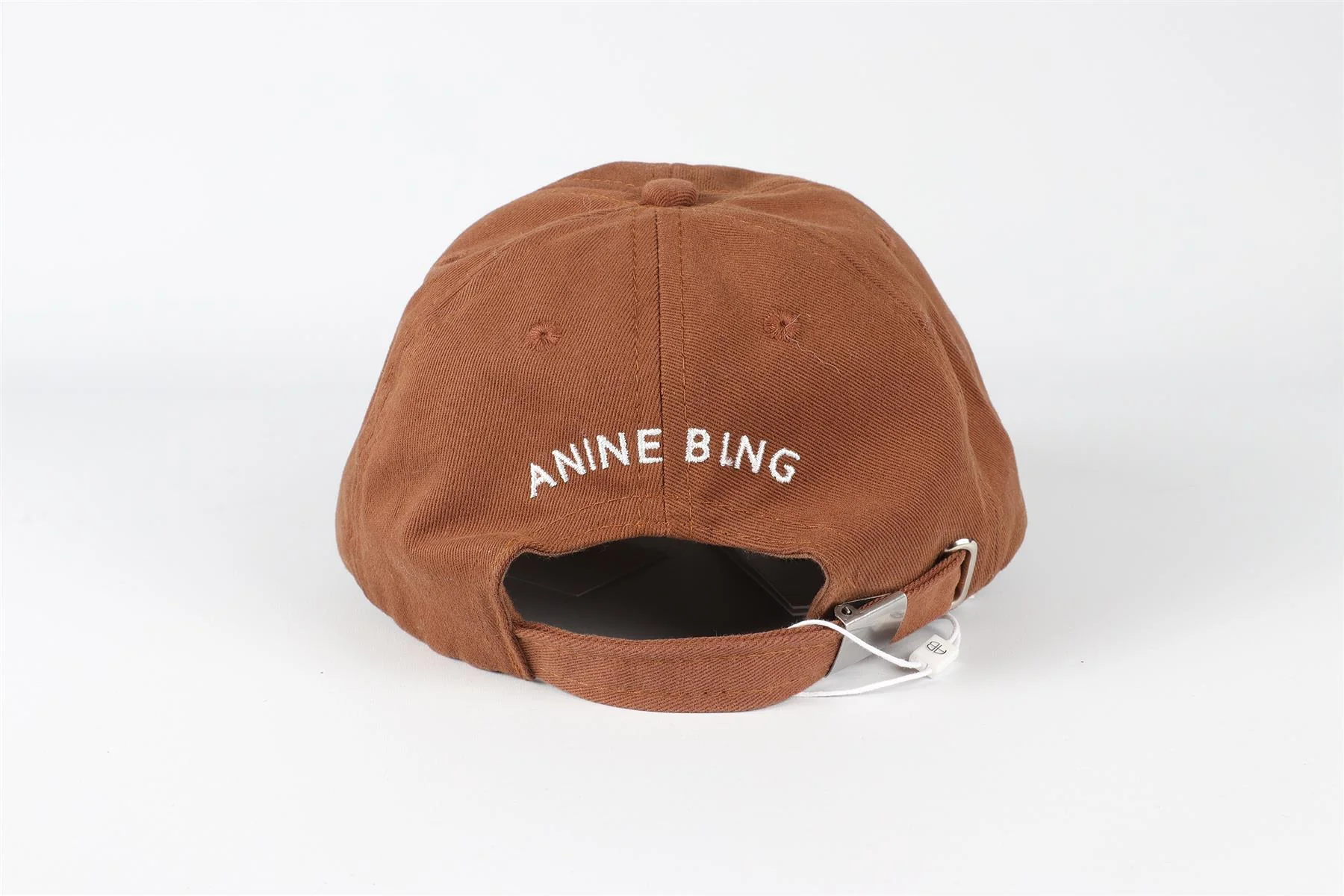 ANINE BING BROWN COTTON BASEBALL CAP ONE SIZE - Image 4