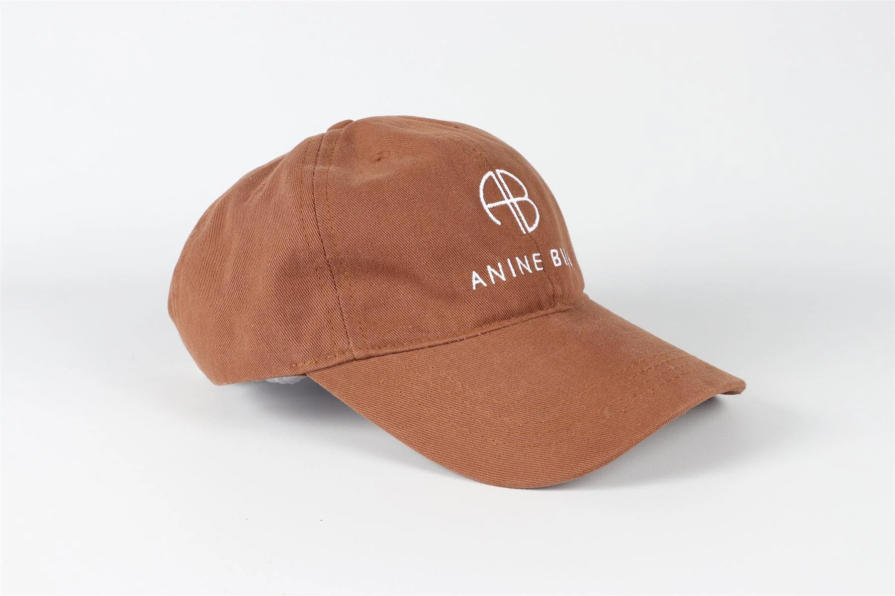 ANINE BING BROWN COTTON BASEBALL CAP ONE SIZE - Image 2