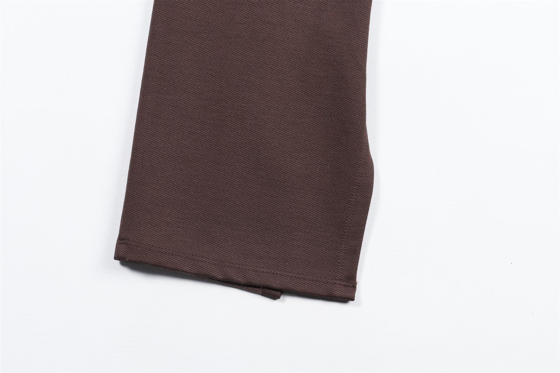 ANINE BING BROWN SKINNY PANTS FR 34 UK 6 - Image 5