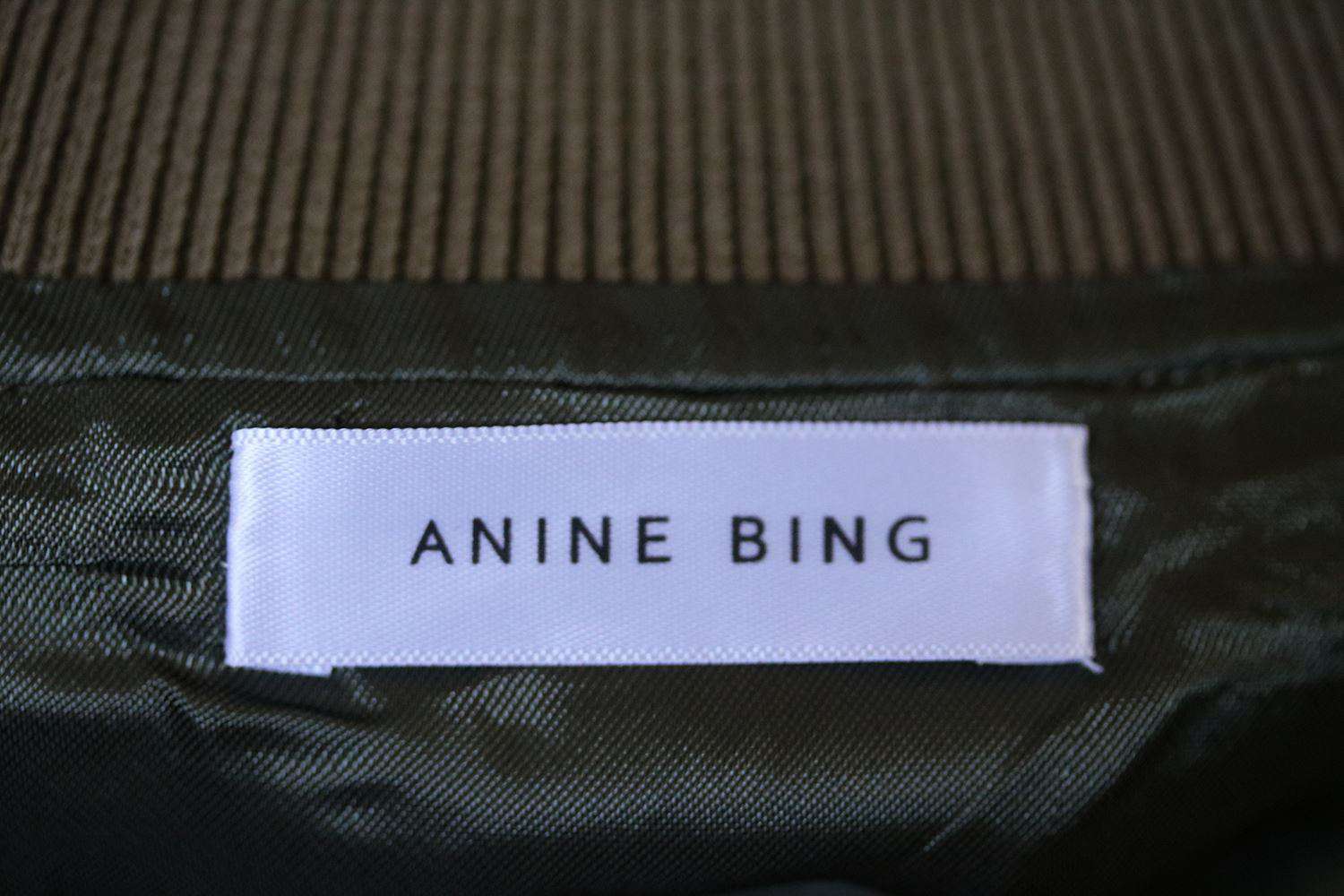 ANINE BING EMBROIDERED BOMBER JACKET XSMALL - Image 7
