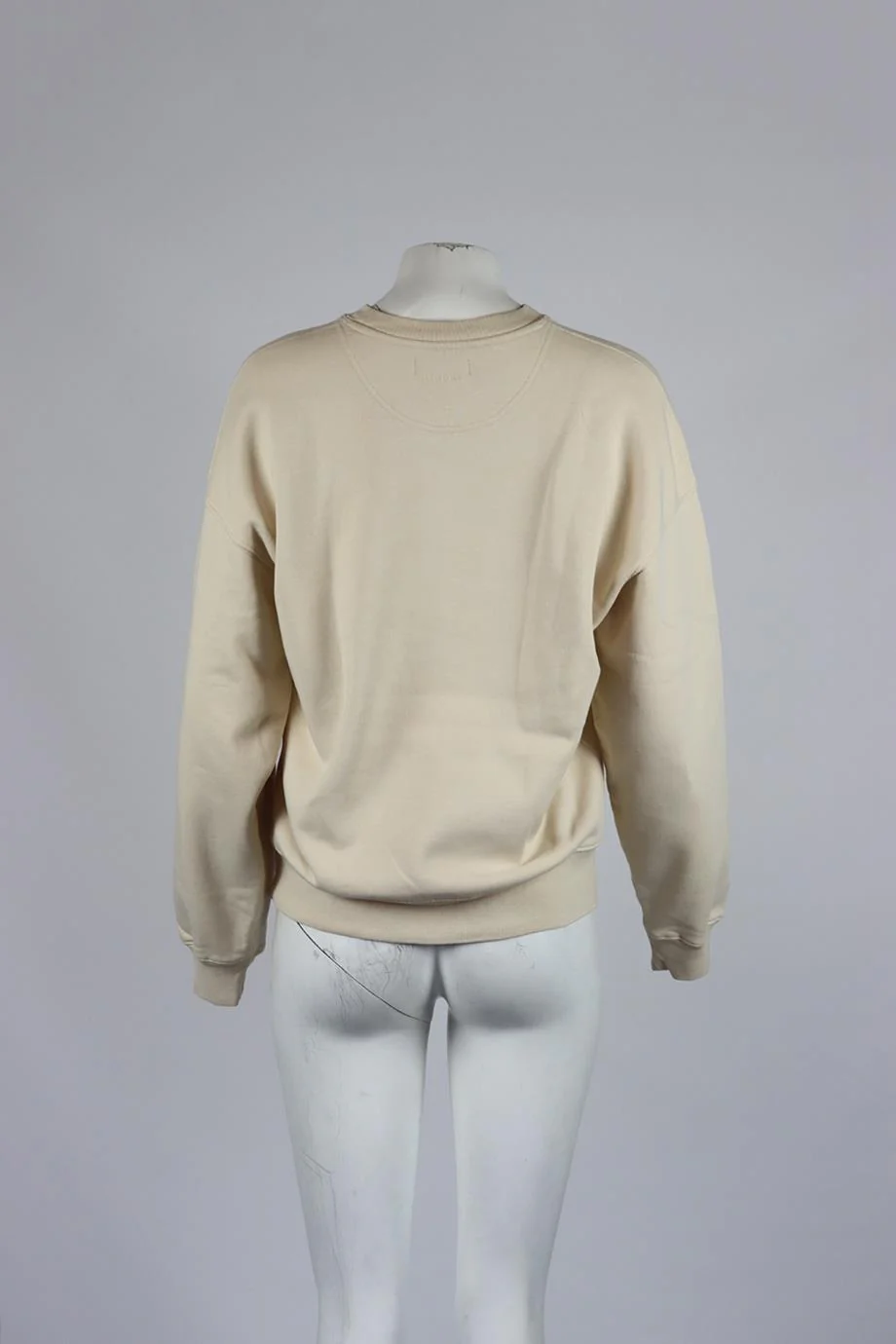 ANINE BING EMBROIDERED COTTON JERSEY SWEATSHIRT SMALL - Image 4