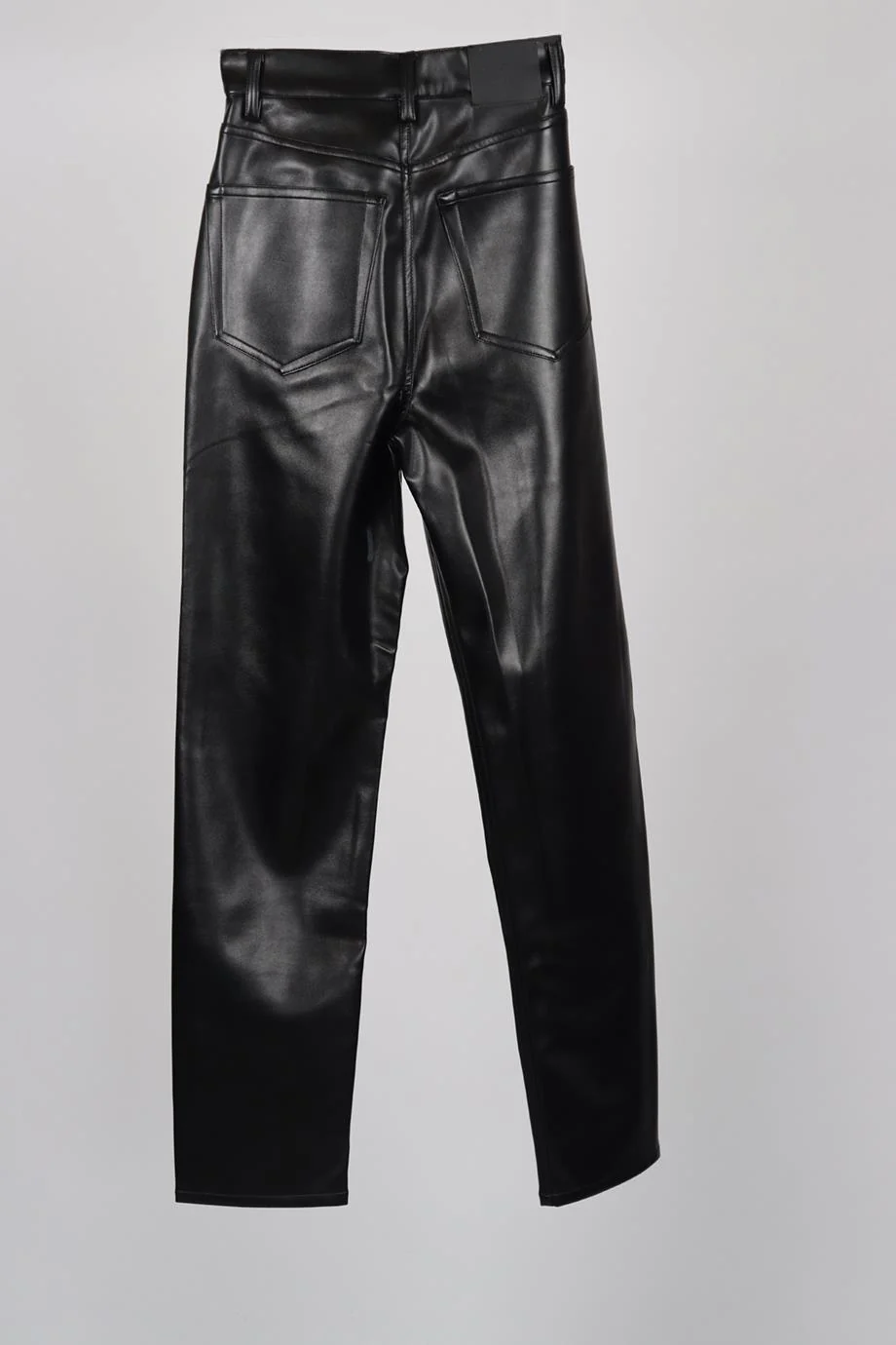 ANINE BING FAUX LEATHER STRAIGHT LEG PANTS FR 32 UK 4 - Image 3