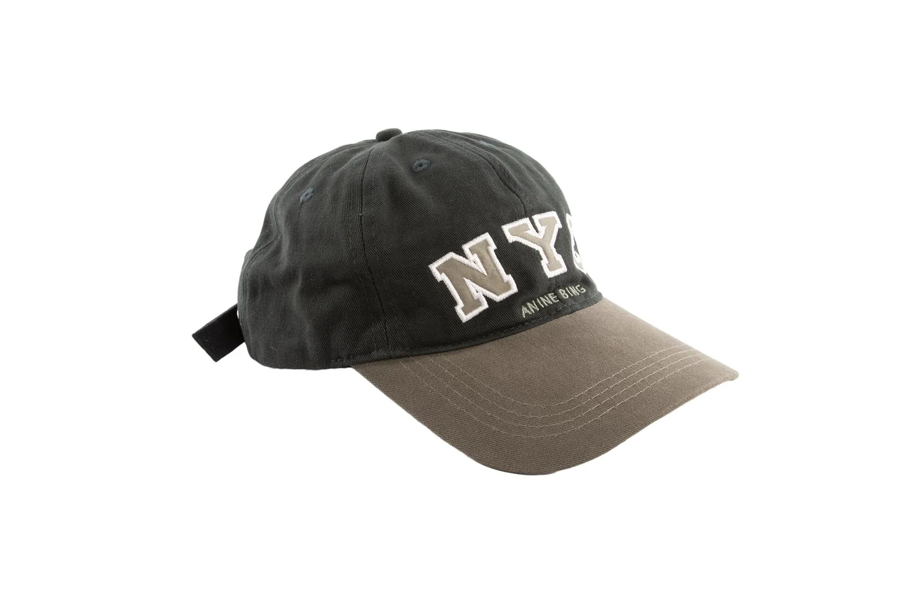 ANINE BING GREEN COTTON BASEBALL CAP ONE SIZE - Image 2