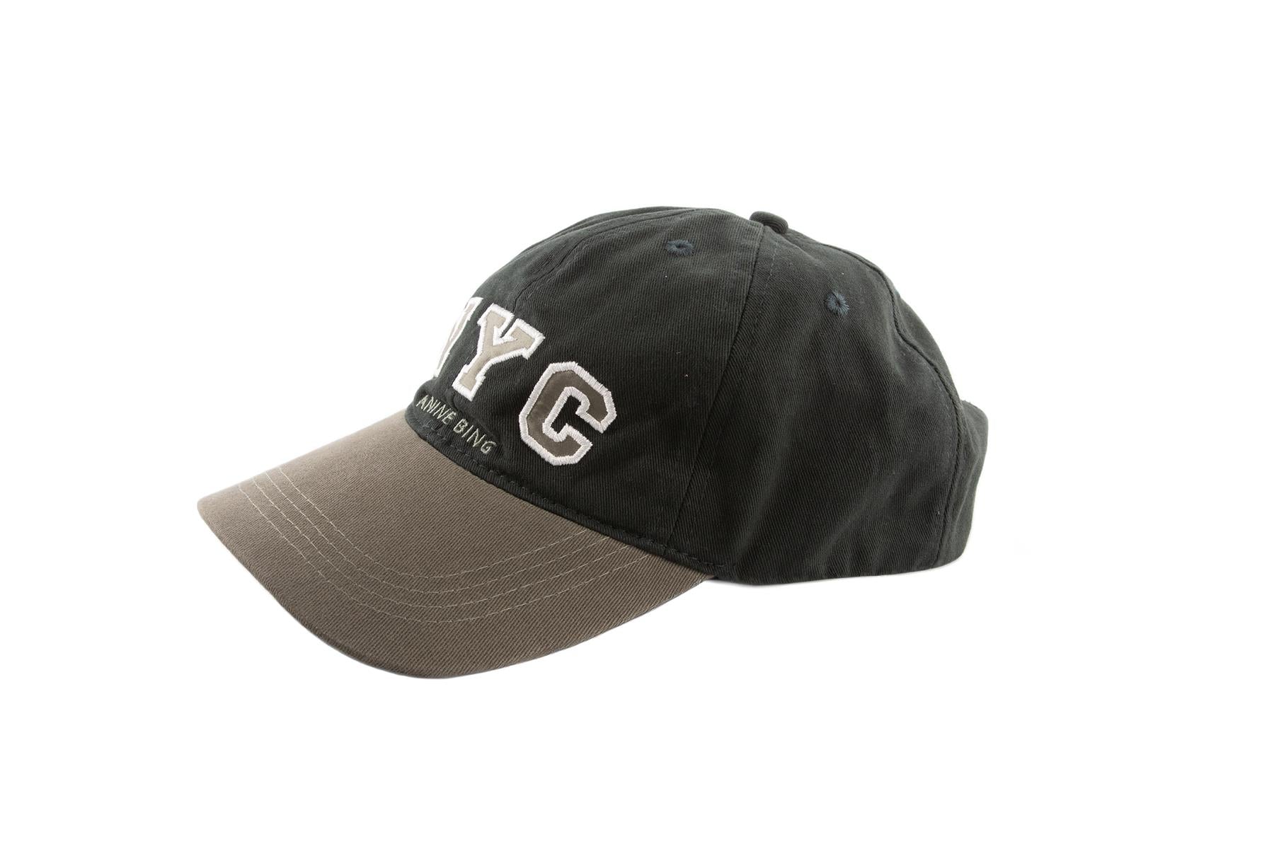 ANINE BING GREEN COTTON BASEBALL CAP ONE SIZE - Image 4