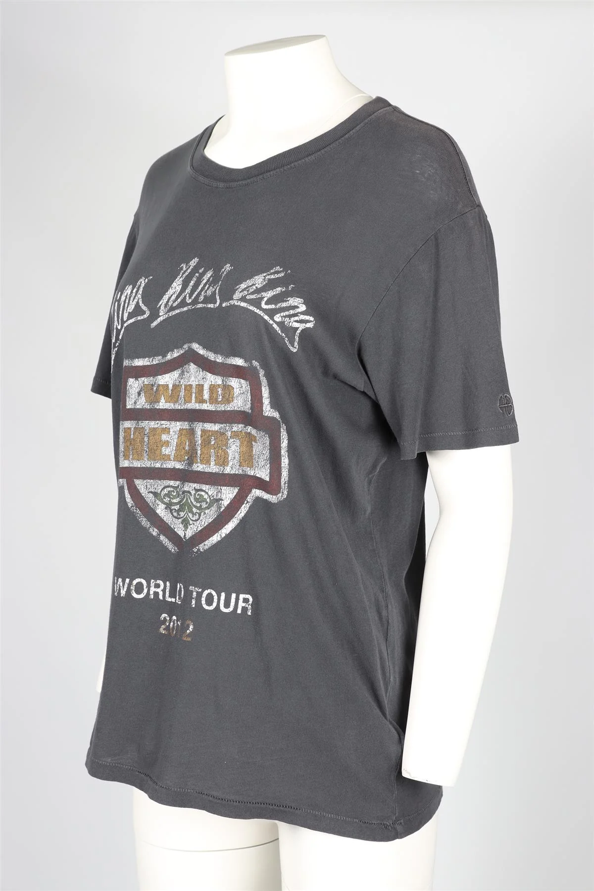 ANINE BING GREY COTTON T-SHIRT SMALL - Image 3