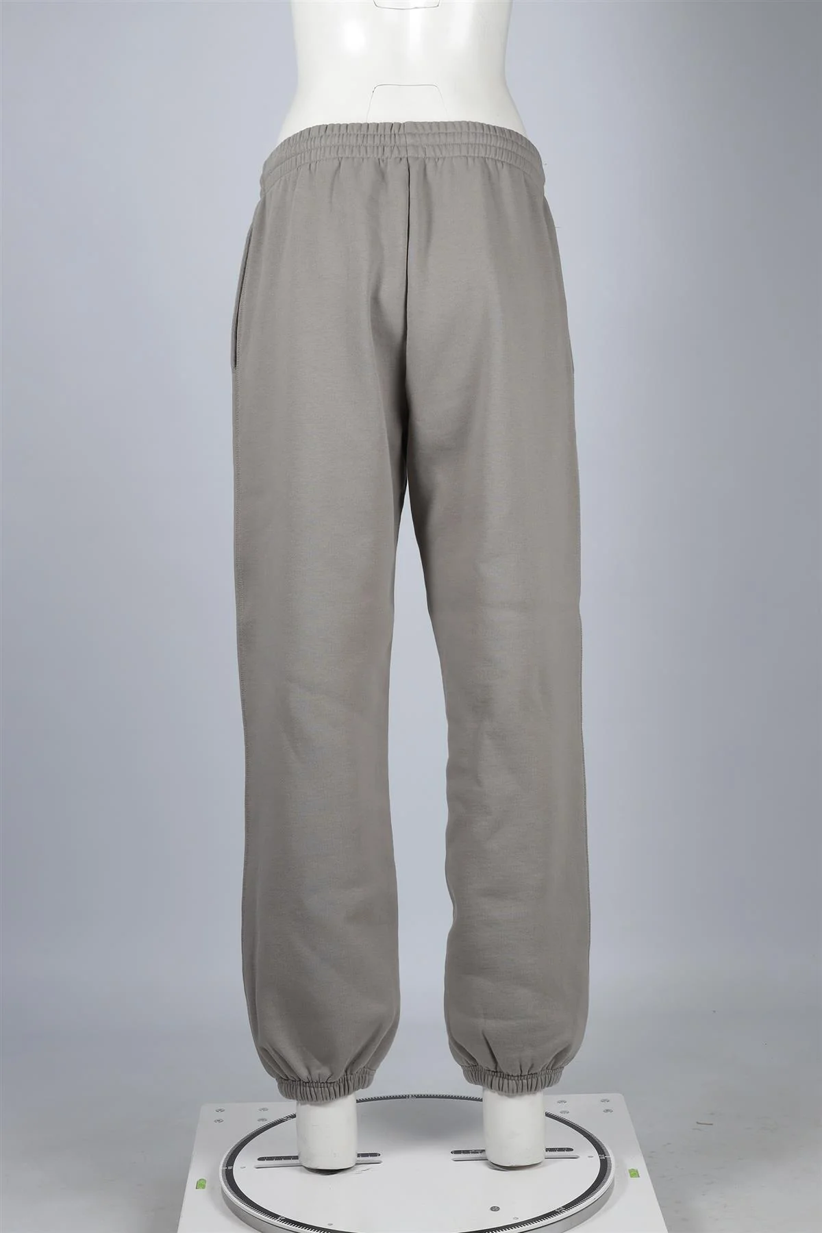 ANINE BING GREY COTTON TRACK PANTS MEDIUM - Image 4