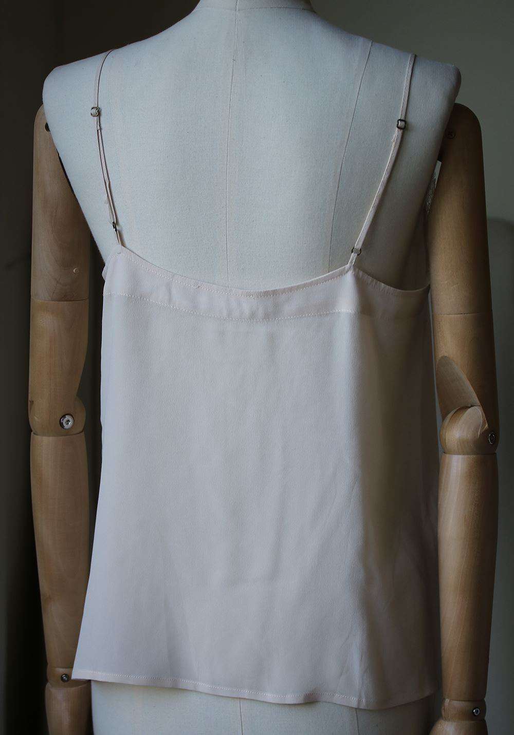 ANINE BING LACE-TRIMMED SILK CAMISOLE SMALL - Image 5