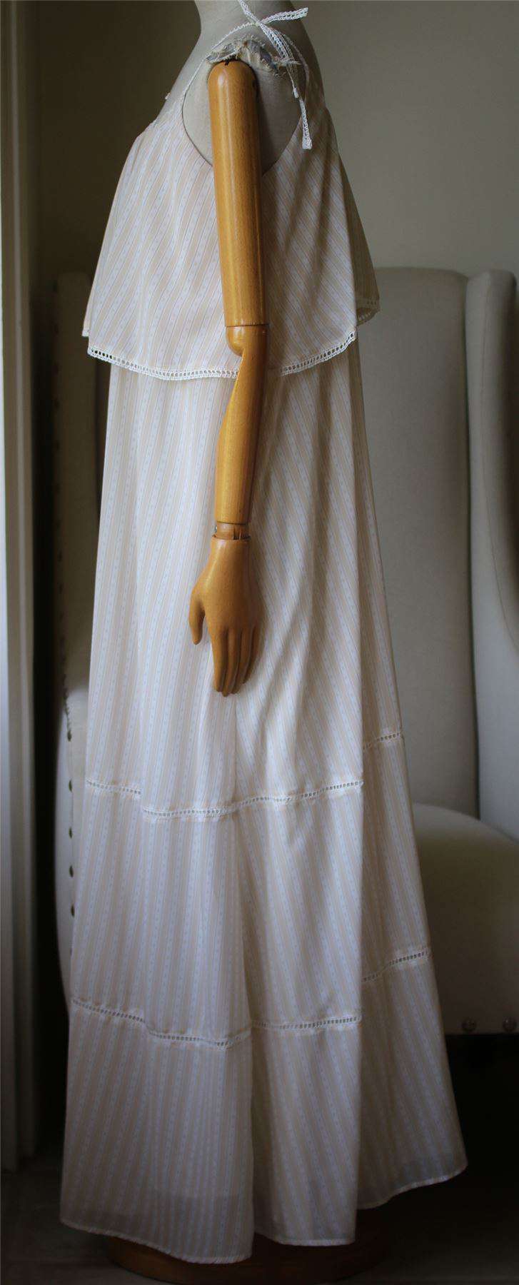 ANINE BING PRINTED STRIPE MAXI DRESS MEDIUM - Image 3