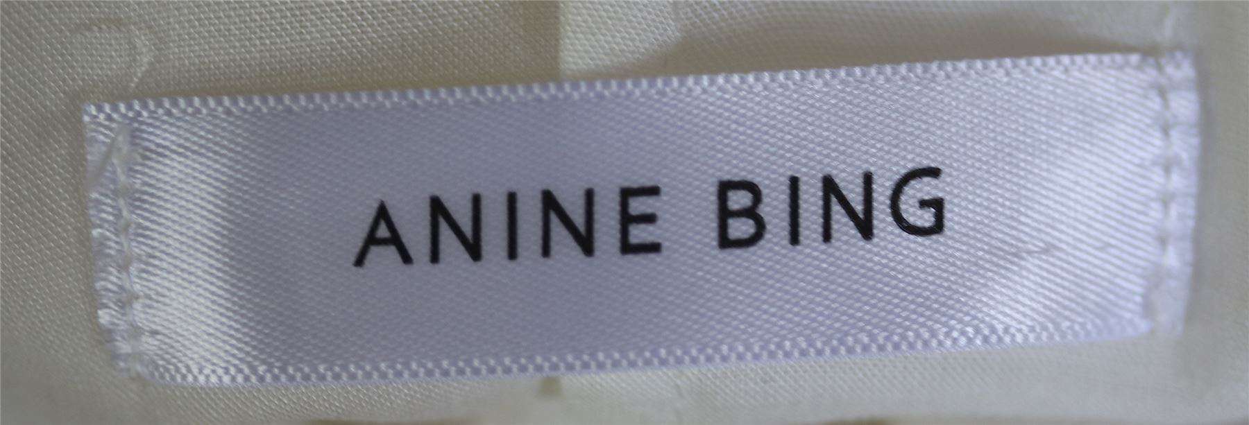 ANINE BING PRINTED STRIPE MAXI DRESS MEDIUM - Image 4