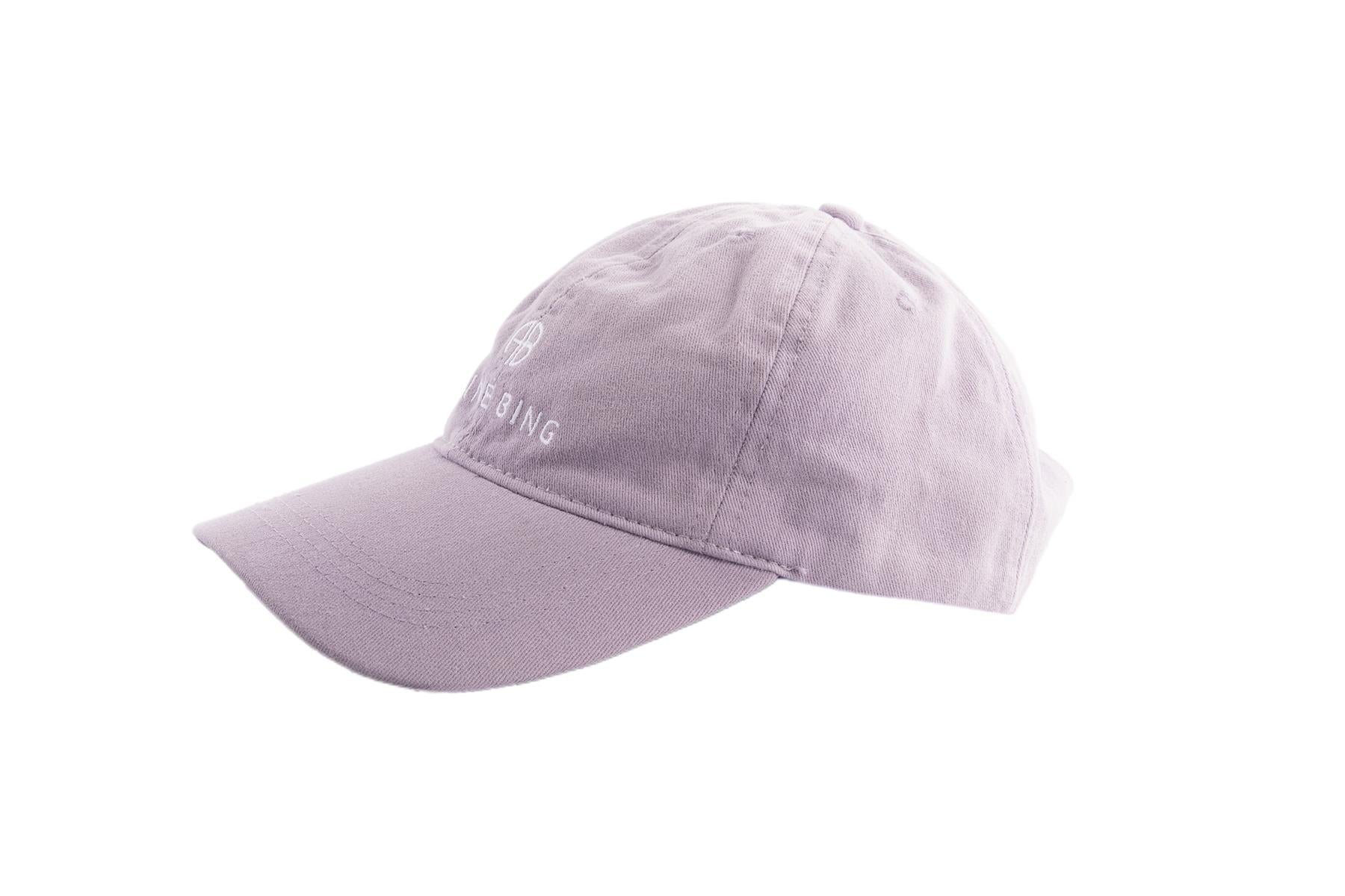 ANINE BING PURPLE COTTON BASEBALL CAP ONE SIZE - Image 4