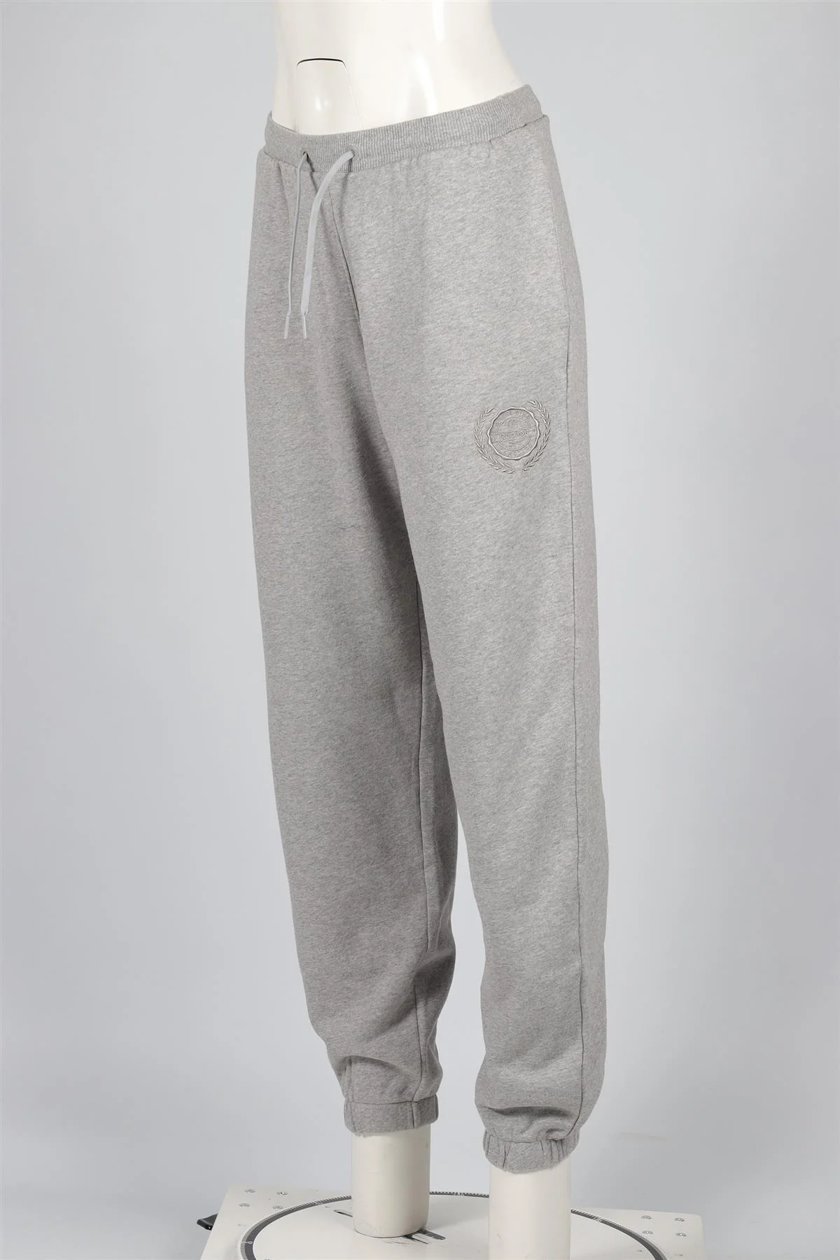 ANINE BING + REEBOK GREY COTTON TRACK PANTS XSMALL - Image 3