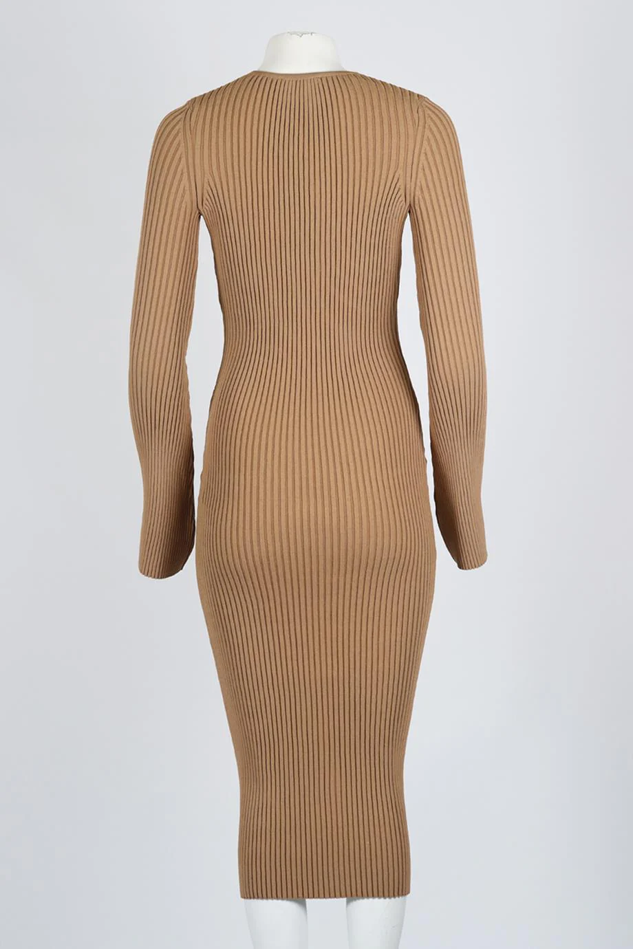 ANINE BING RIBBED KNIT MIDI DRESS MEDIUM - Image 4