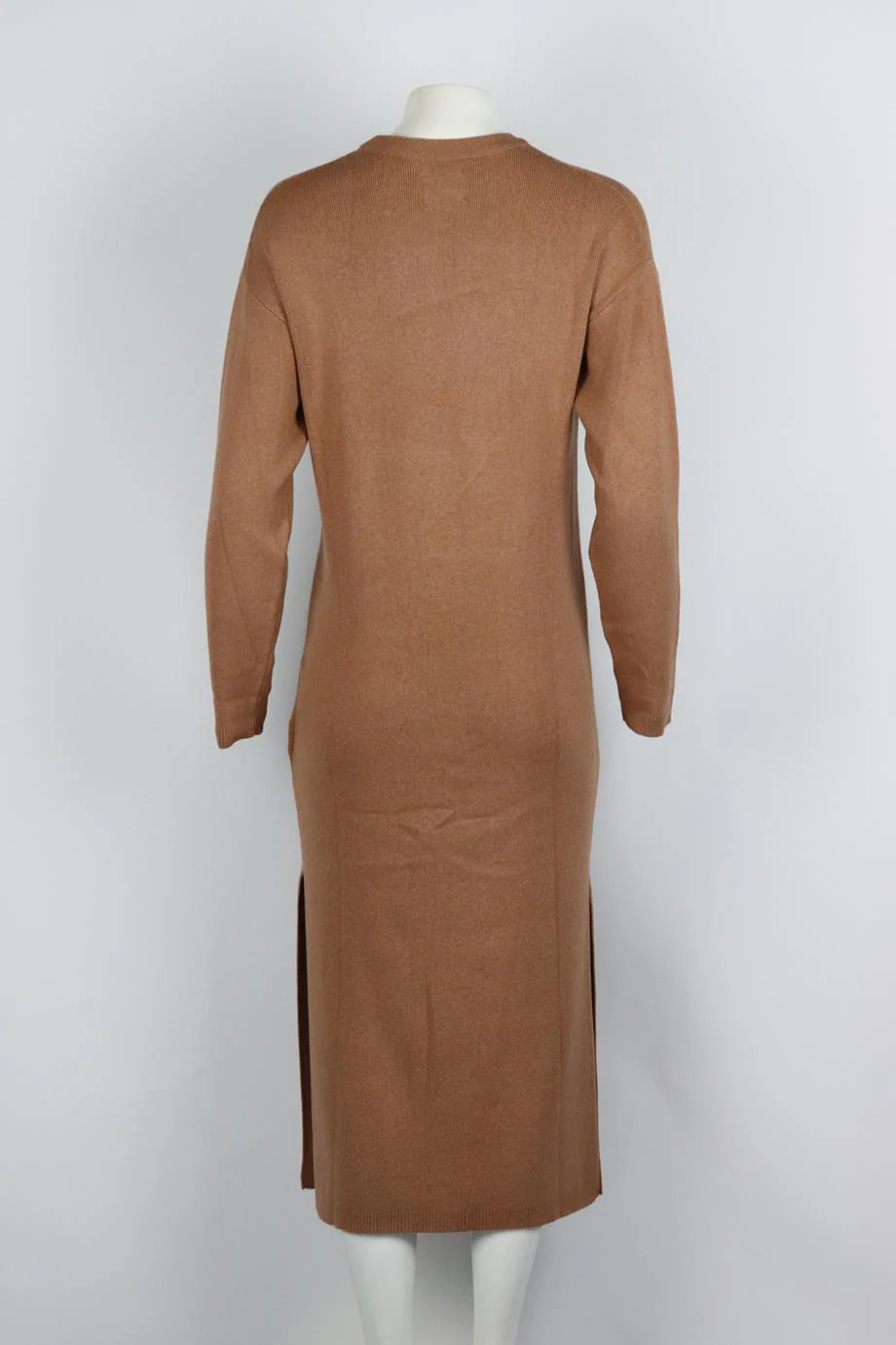 ANINE BING RIBBED STRETCH KNIT MIDI DRESS XSMALL - Image 4