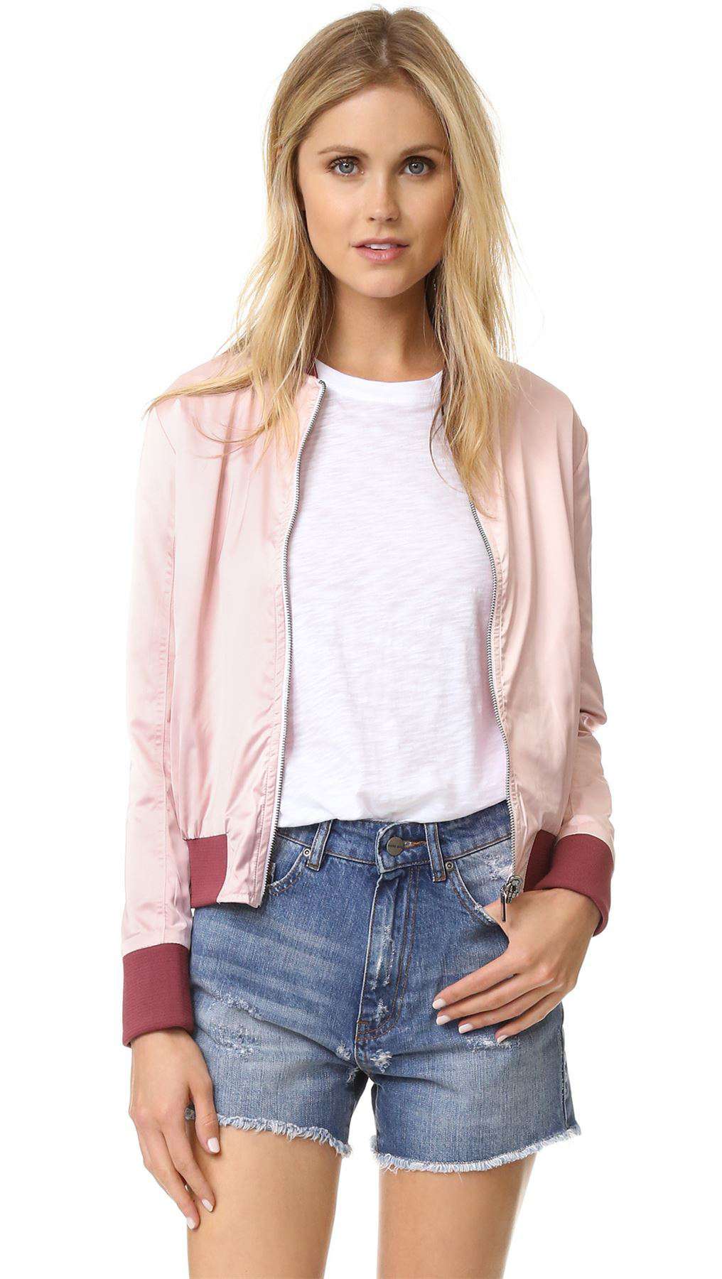 ANINE BING SATIN REVERSIBLE JACKET SMALL - Image 2