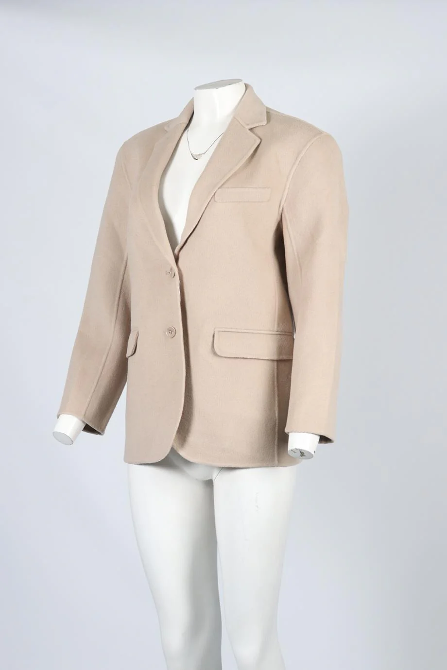 ANINE BING WOOL AND CASHMERE BLEND BLAZER XSMALL - Image 3