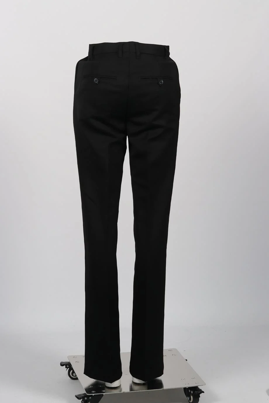 ANINE BING WOOL STRAIGHT LEG PANTS XSMALL - Image 4