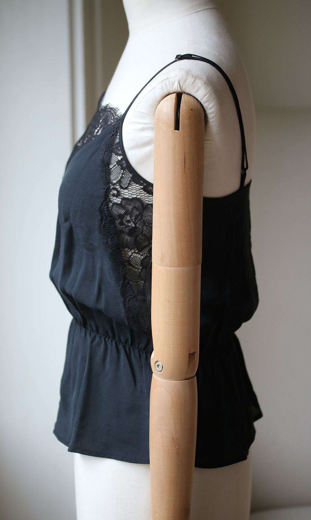 ANINE BING YSABEL LACE TRIMMED CAMISOLE SMALL - Image 4