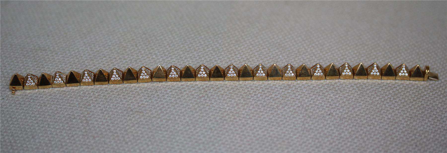 ANITA KO DIAMOND GOLD LUXE BRACELET - Image 2