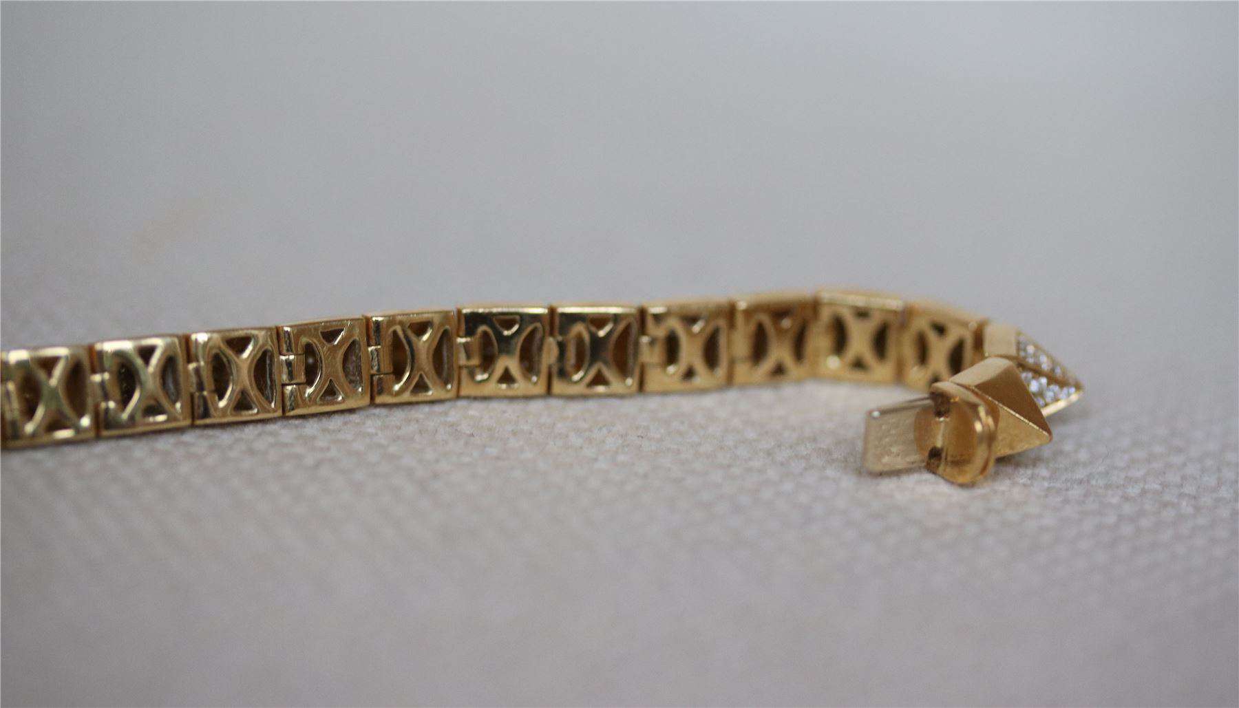 ANITA KO DIAMOND GOLD LUXE BRACELET - Image 6