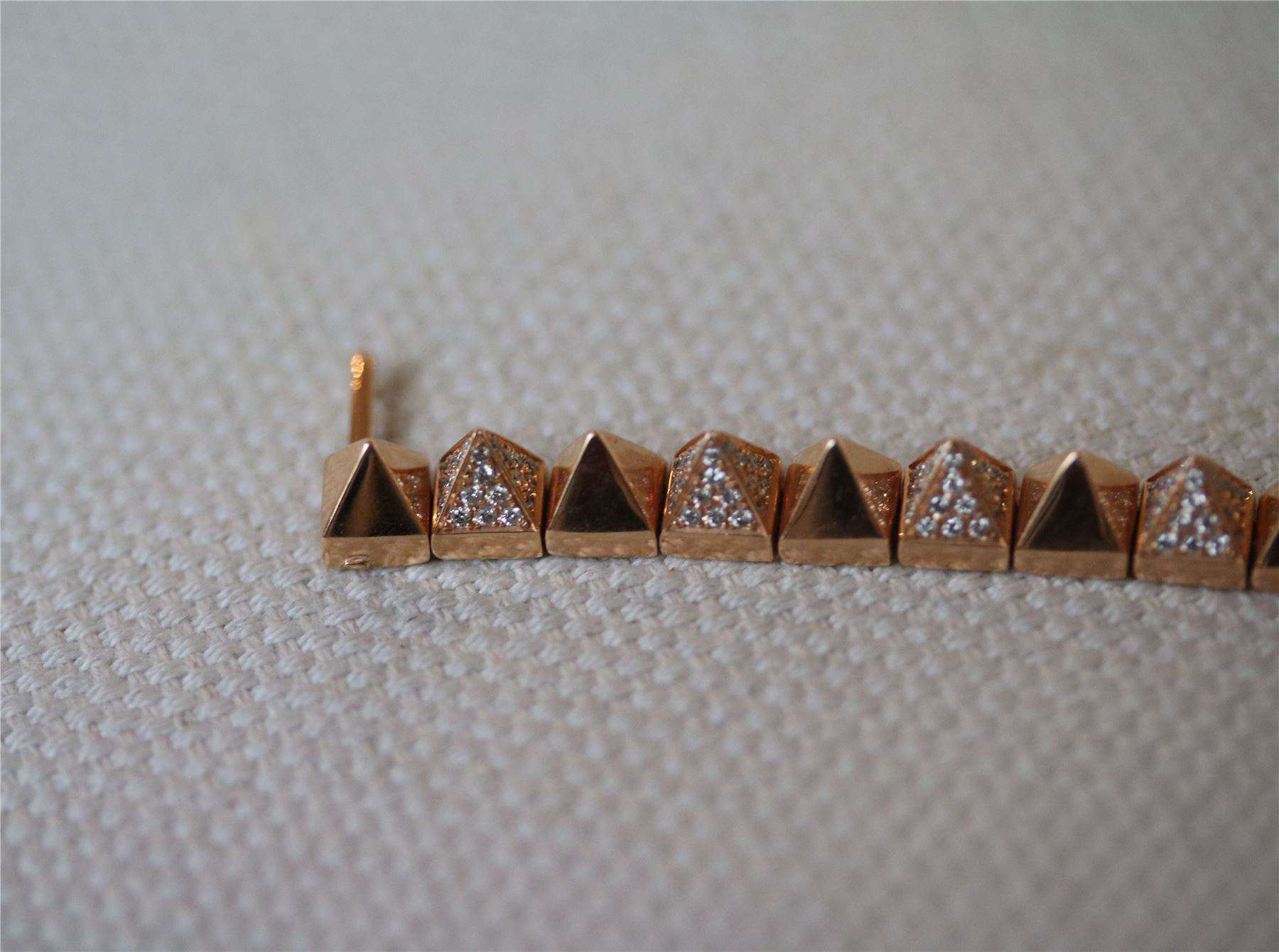 ANITA KO DIAMOND ROSE GOLD LUXE BRACELET - Image 4