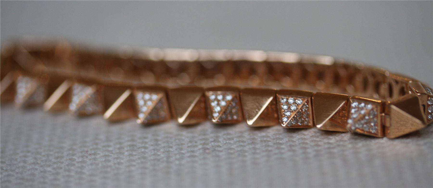ANITA KO DIAMOND ROSE GOLD LUXE BRACELET - Image 8