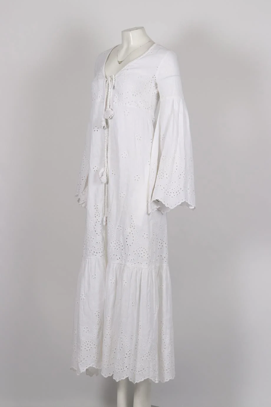 ANJUNA COTTON BLEND MAXI DRESS XSMALL - Image 3