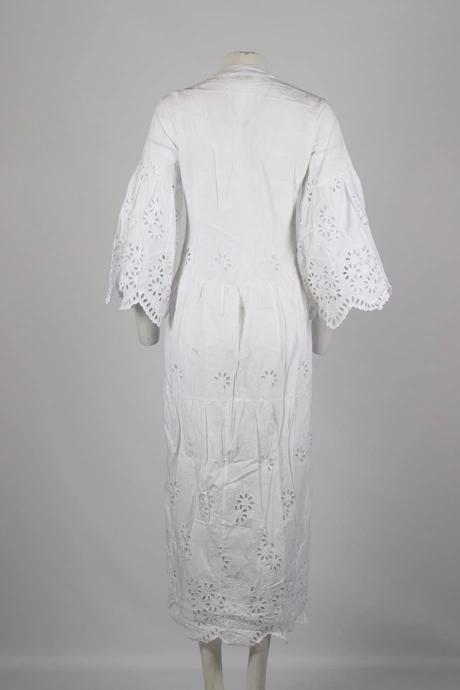 ANJUNA COTTON MAXI DRESS SMALL - Image 4