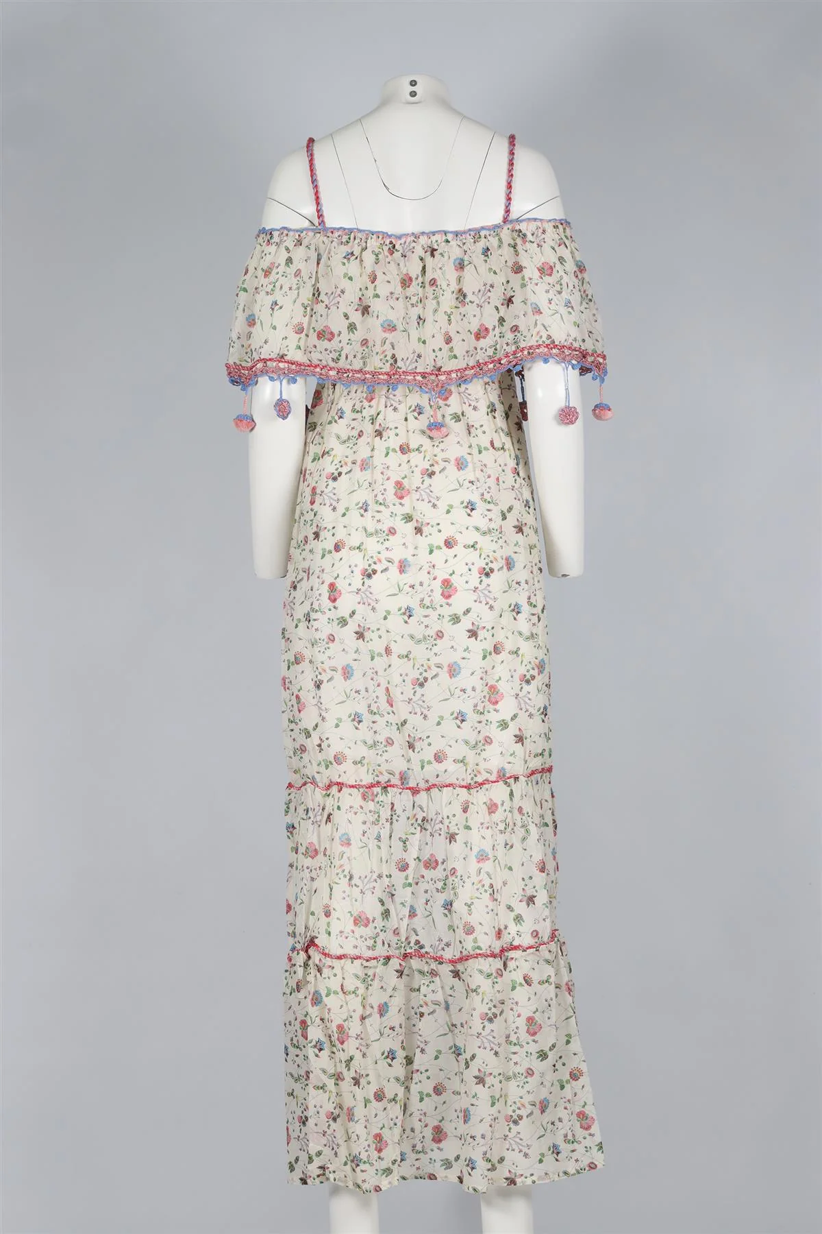 ANJUNA MULTICOLOURED COTTON MAXI DRESS MEDIUM - Image 5