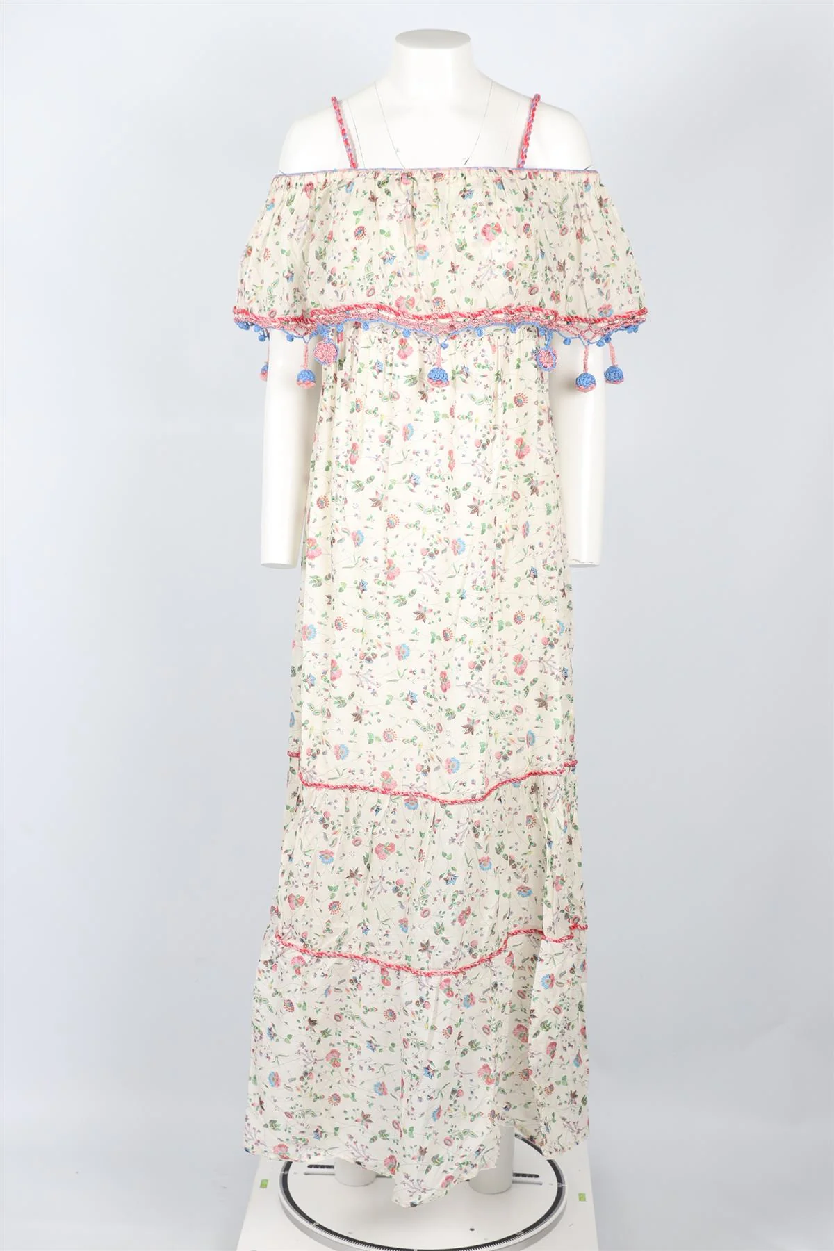 ANJUNA MULTICOLOURED COTTON MAXI DRESS MEDIUM - Image 2