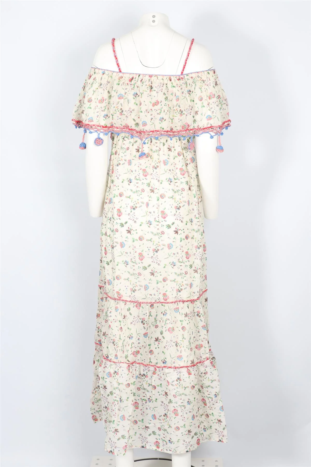 ANJUNA MULTICOLOURED COTTON MAXI DRESS MEDIUM - Image 4