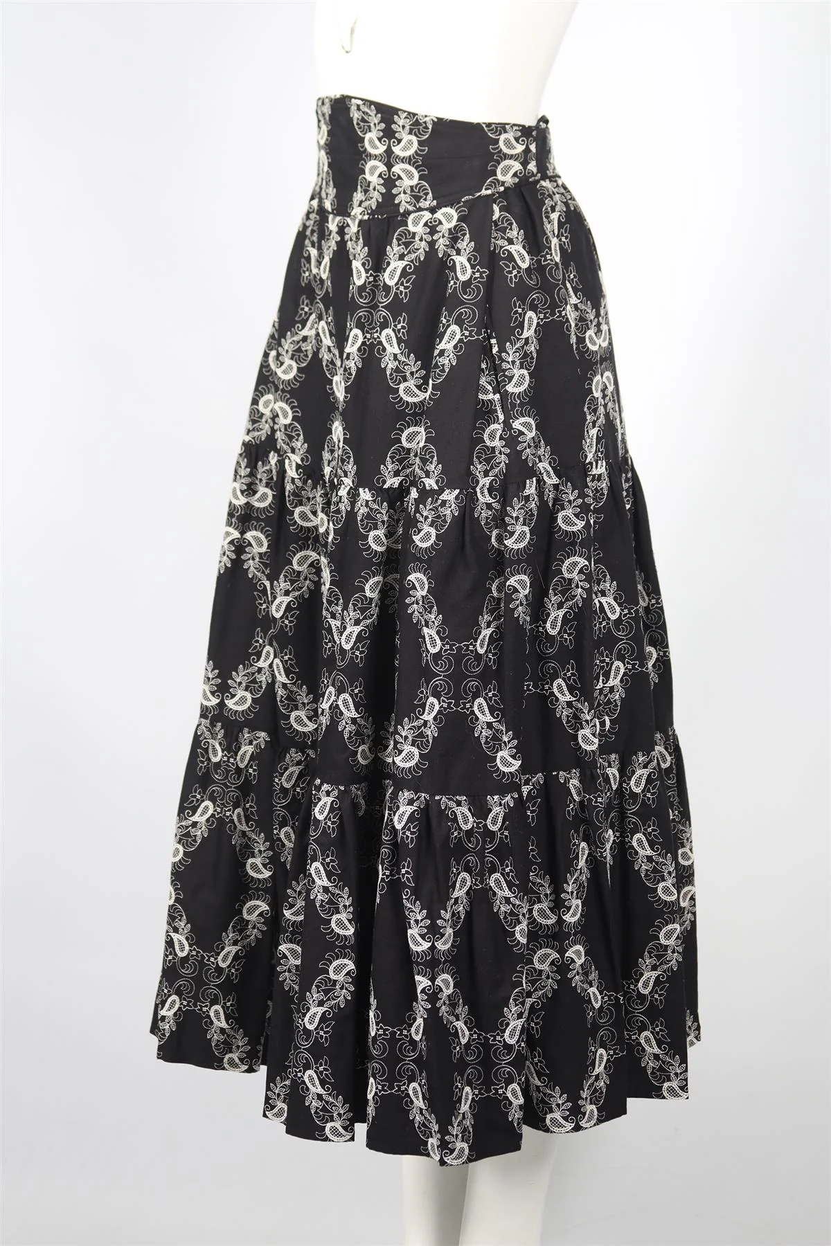 ANNA MASON COTTON MAXI SKIRT UK 14 - Image 3
