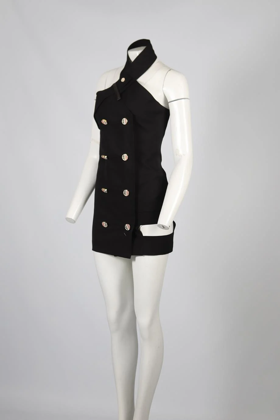 ANTHONY VACARELLO COTTON MINI DRESS FR 36 UK 8 - Image 3