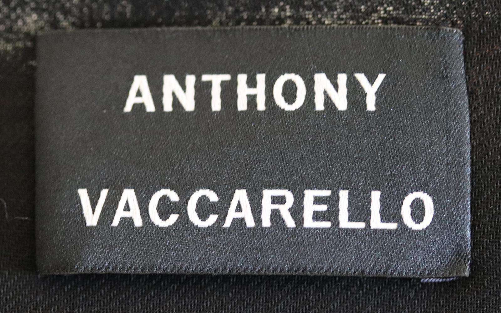 ANTHONY VACCARELLO LACE UP WOOL BLEND TOP FR 38 UK 10 - Image 5