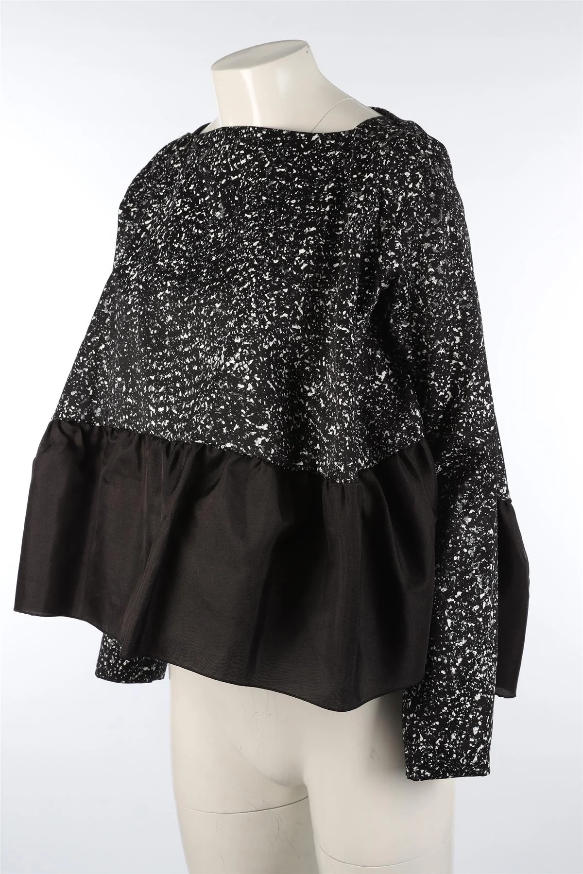 ANTONIO BERARDI BLACK WOOL TOP IT 40 UK 8 - Image 3