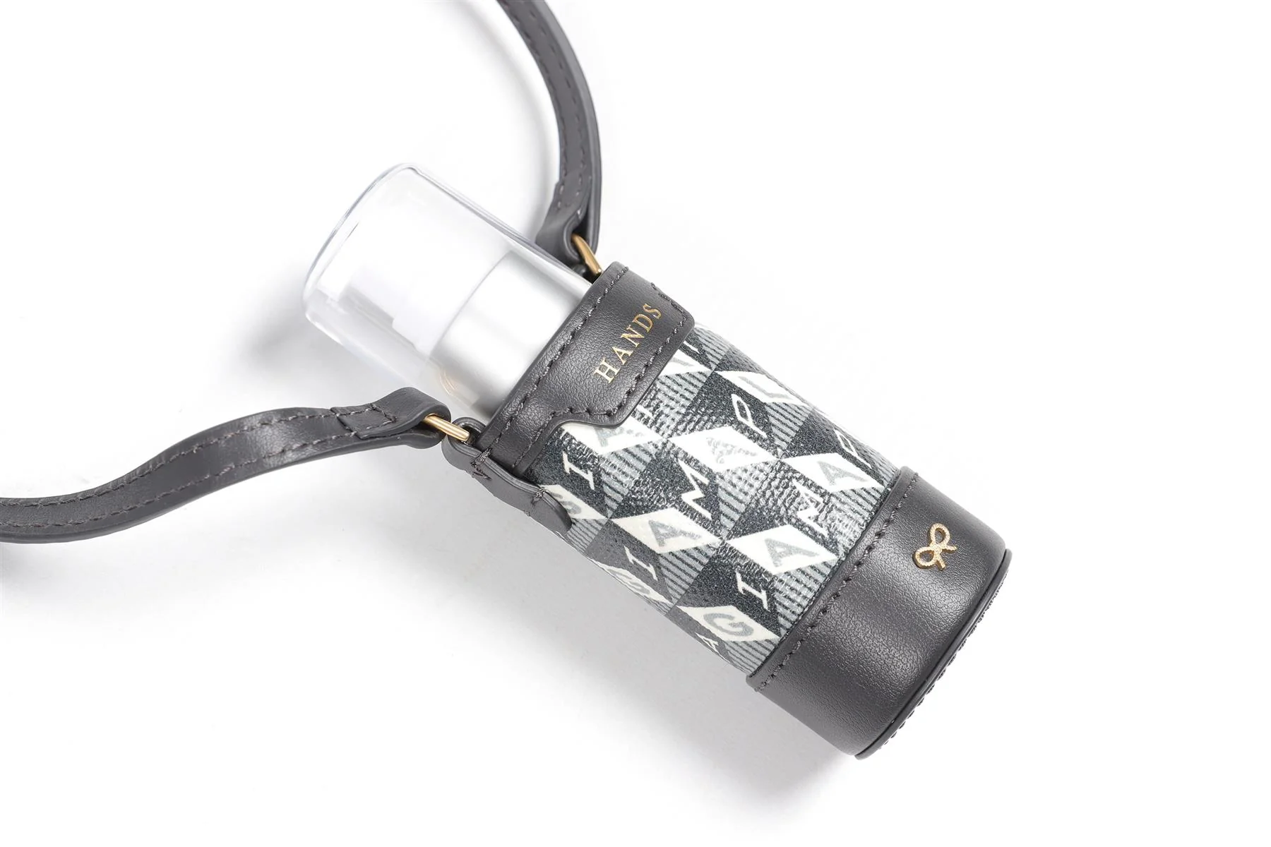 ANYA HINDMARCH GREY I AM A PLASTIC BAG HAND SANITISER SHOULDER BAG - Image 5