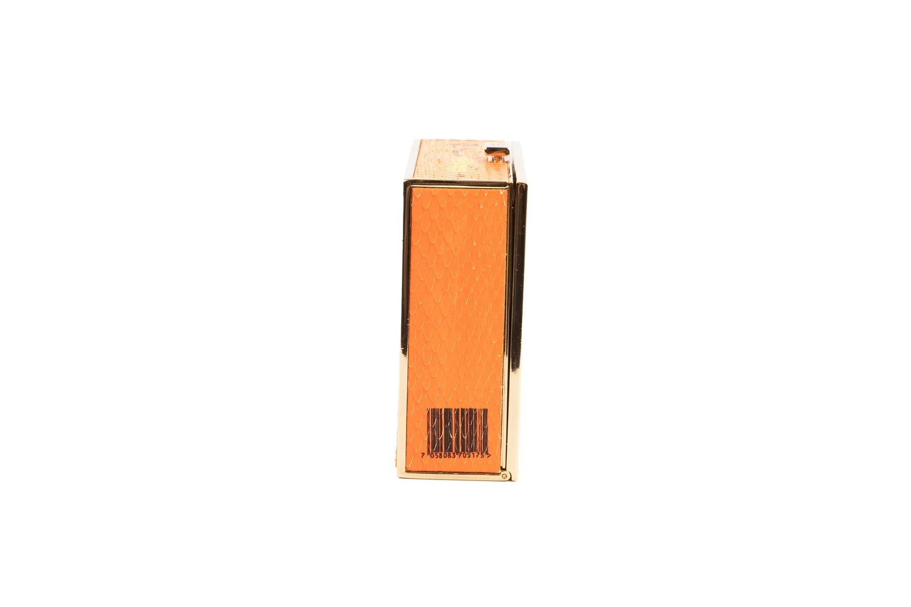 ANYA HINDMARCH ORANGE SNAKESKIN CLUTCH - Image 4