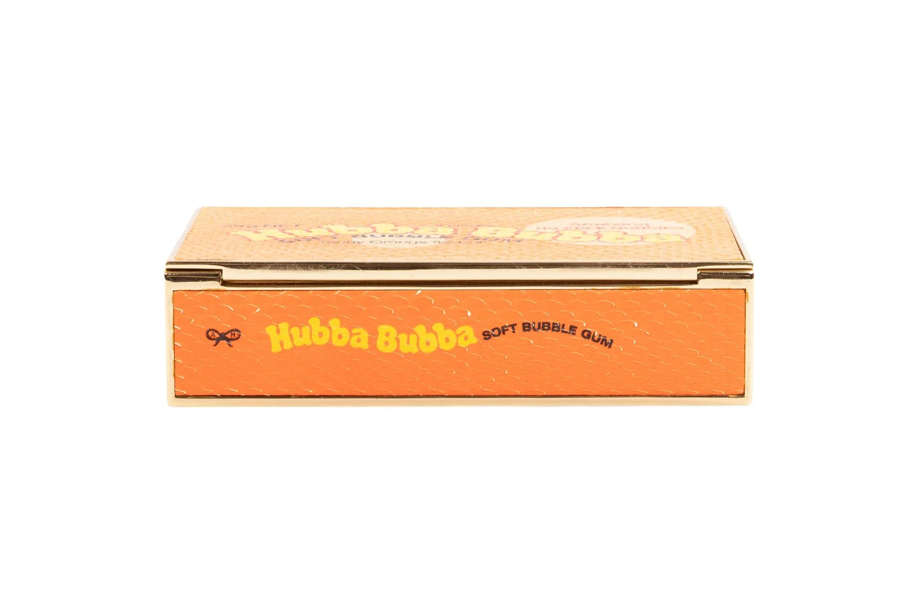 ANYA HINDMARCH ORANGE SNAKESKIN CLUTCH - Image 7
